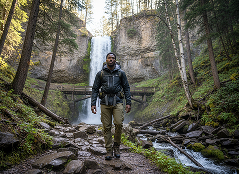 Spearfish Canyon Bridal Veil Falls trail